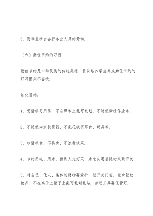 养成教育实施方案.docx