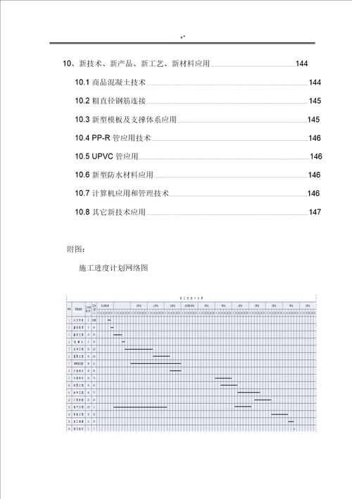 房屋建筑项目工程施工组织设计范文样式