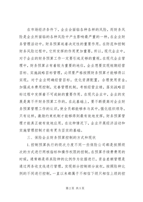 保险企业财务预算监管.docx