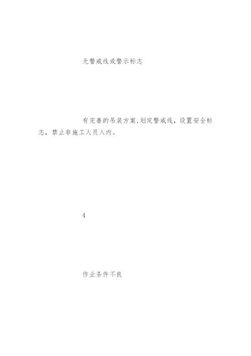 吊装作业风险分析及安全措施.docx