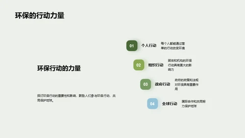 环保之路的故事诠释