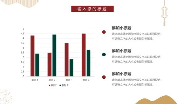 红色极简中国风产品调研分析PPT模板