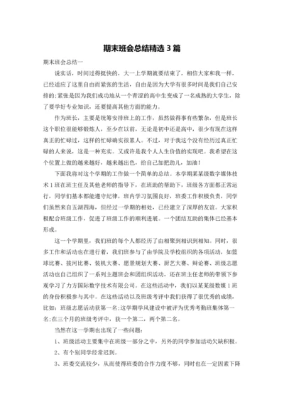 期末班会总结精选3篇.docx