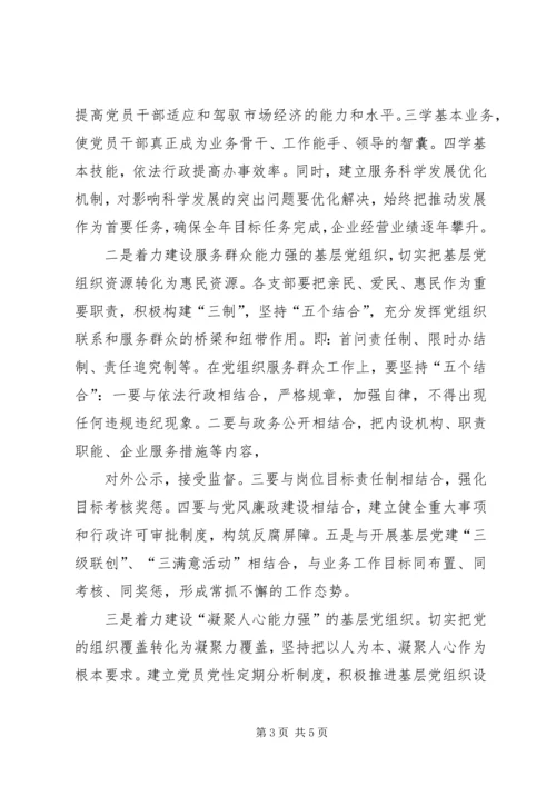 局创建四强党组织活动工作意见 (2).docx