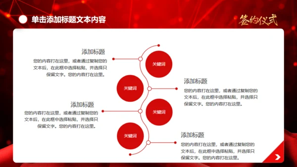 盛大的项目签约仪式通用PPT模板