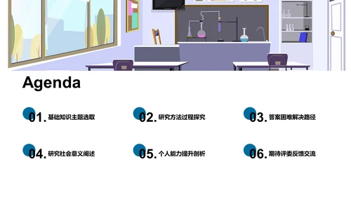 哲学研究答辩报告PPT模板