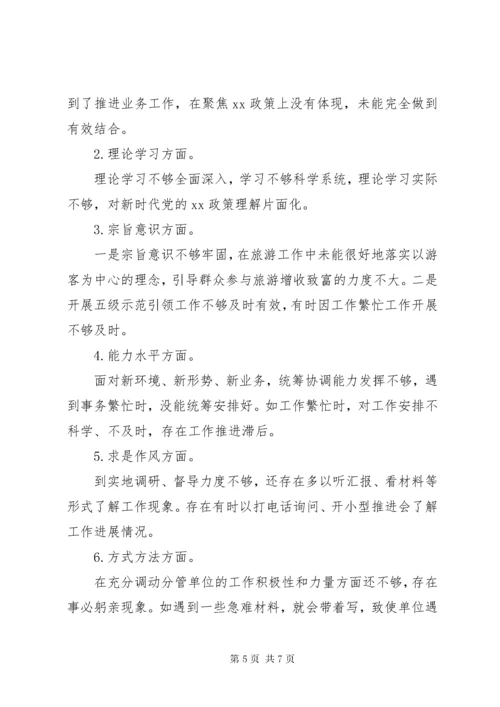 党员领导干部主题教育问题清单及整改措施两篇.docx