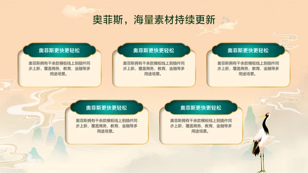 橙色中国风企业工作汇报