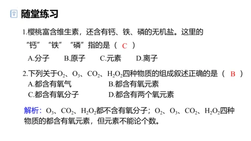 3.3元素课件(共35张PPT)---2024--2025学年九年级化学人教版（2024）上册