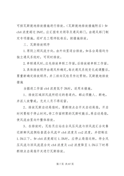 无计划停电停风时预防瓦斯事故措施 (2).docx