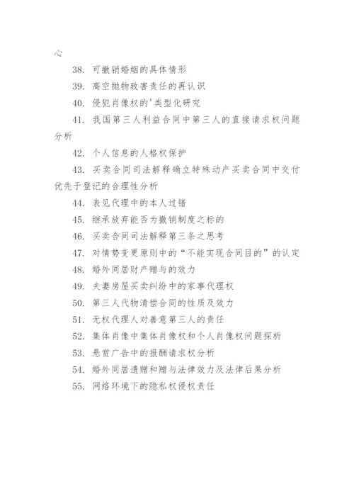 民商法论文的选题.docx