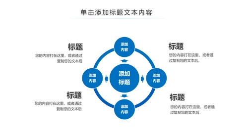 蓝色大气中国建设银行PPT模板