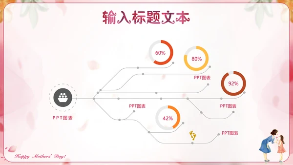 感恩母爱母亲节快乐通用PPT模板