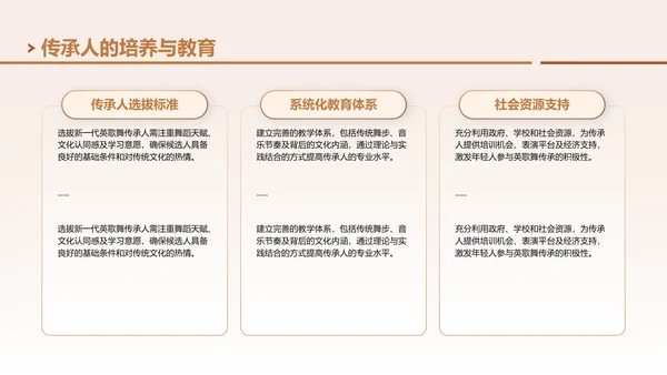 黄色中国风舞动非遗英歌舞中的文化传承PPT模板