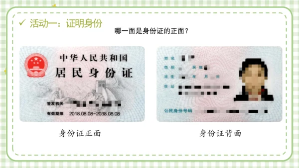 统编版六年级上册2.3《公民意味着什么》第二课时 《认识居民身份证》 课件（共24张PPT，含内嵌视