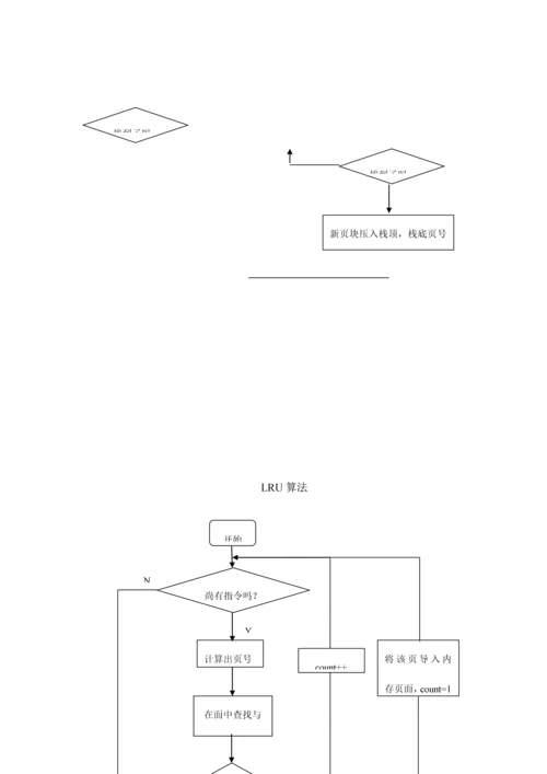 操作系统课程设计存储管理.docx