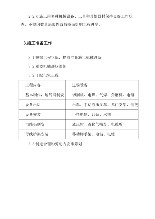 北京大厦10kv配电室增容改造关键工程综合施工组织设计.docx