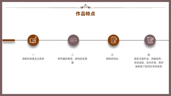 棕色一千零一夜读书分享交流会课件模板