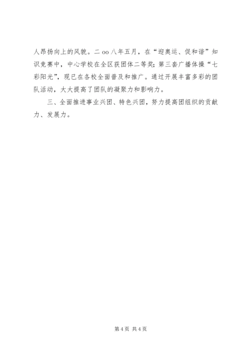 学校团总支汇报材料.docx