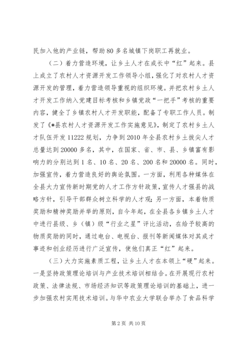 人才开发工作的调查与思考.docx