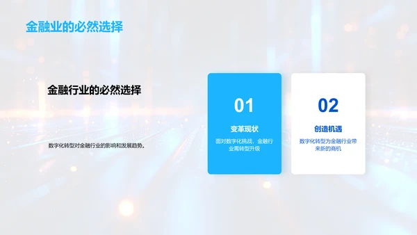 金融业数字转型报告PPT模板