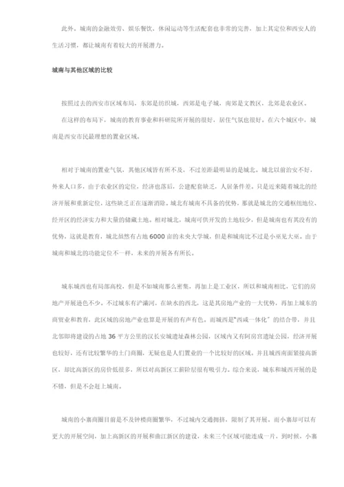 西安城南房地产业解析(DOC9)(1).docx