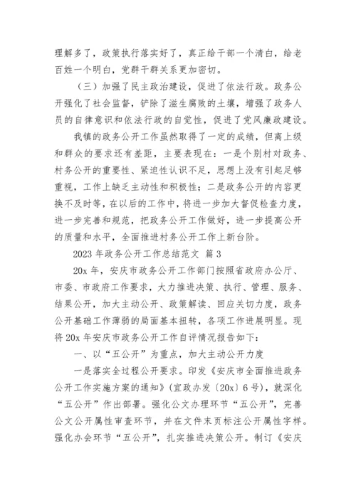 2023年政务公开工作总结范文_1.docx