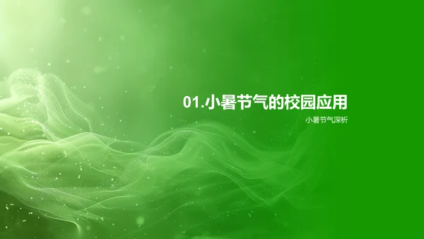 小暑节气教学展示