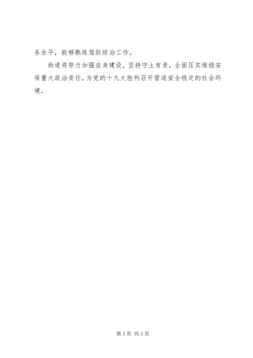 街道学习十九大工作报告.docx
