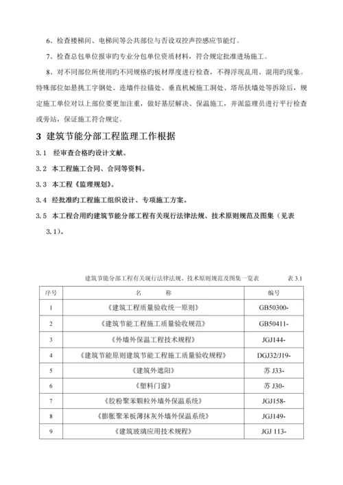 监理实施标准细则优质建筑节能分部关键工程.docx