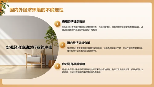 黄色商务风家居行业投资报告PPT模板
