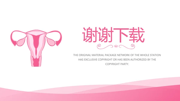 粉色简约关爱女性健康工作总结汇报动态PPT