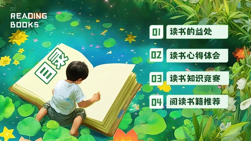 儿童读物读书分享会，幼儿园通用PPT模板