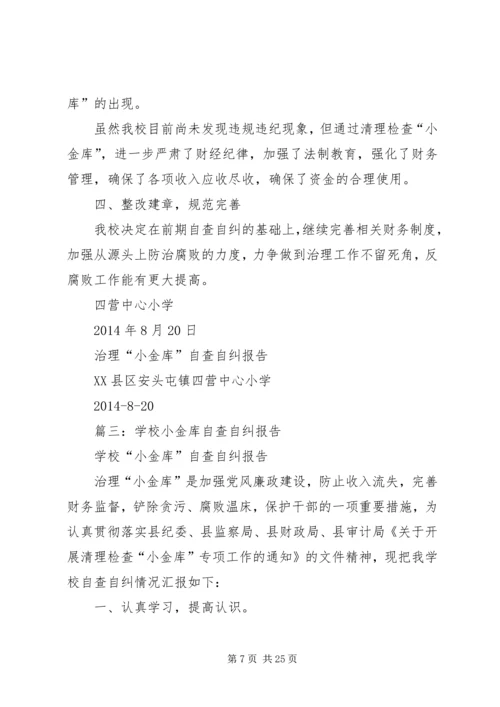 学校小金库自查报告[定稿].docx