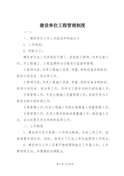 建设单位工程管理制度.docx