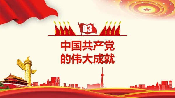 党史党课成立100周年百年党政PPT