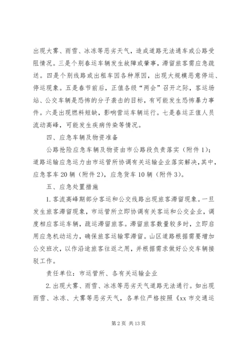 交通运输系统春运工作应急预案.docx