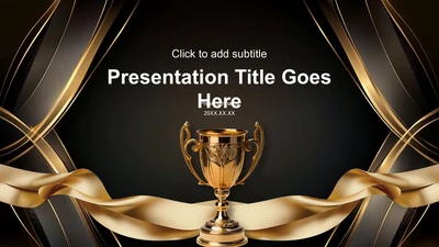 黄色3D风项目进度阶段汇报PPT主题