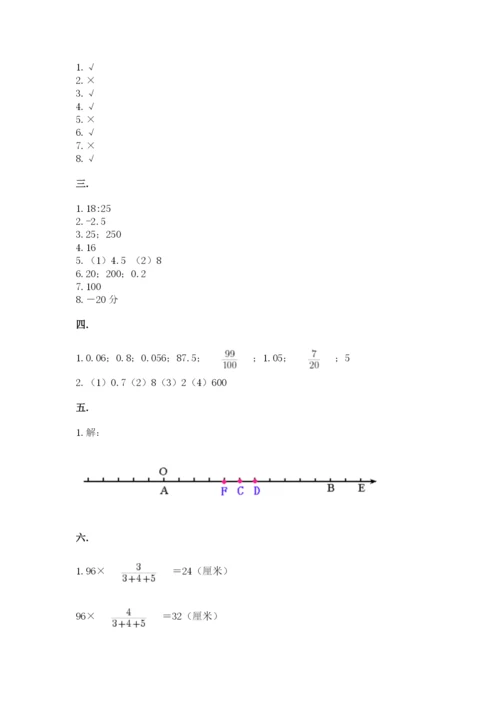 北京海淀区小升初数学试卷【网校专用】.docx