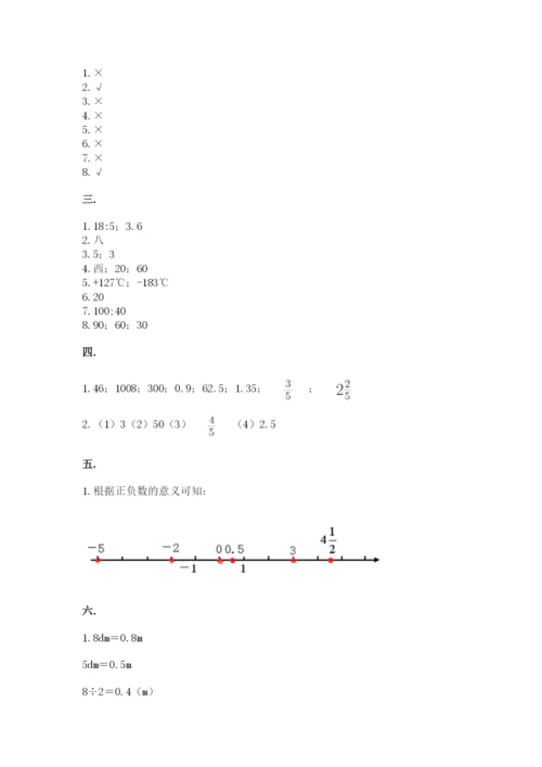 浙教版数学小升初模拟试卷附答案【巩固】.docx