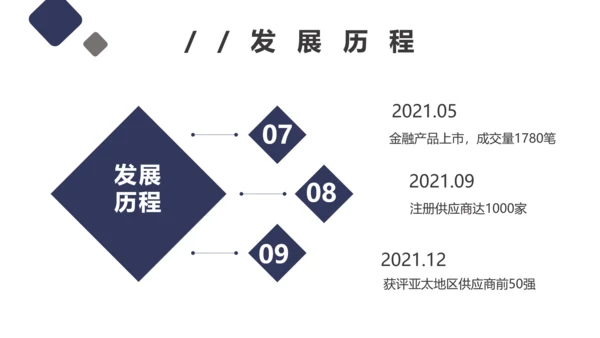 团队项目供应链金融saas平台商业计划书通用PPT模板