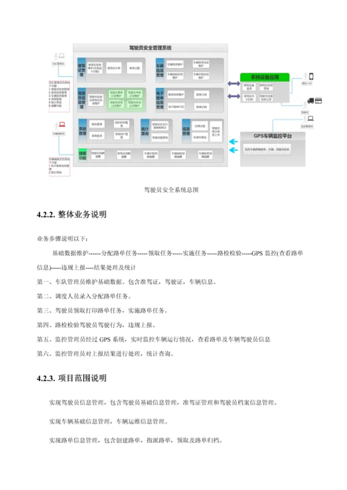 驾驶员安全管理系统需求规格说明书样本.docx