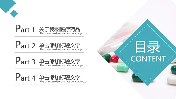 医学医疗药品药厂公司宣传汇报PPT模板