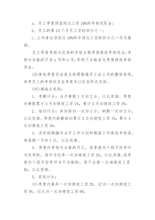 文员绩效考核方案.docx