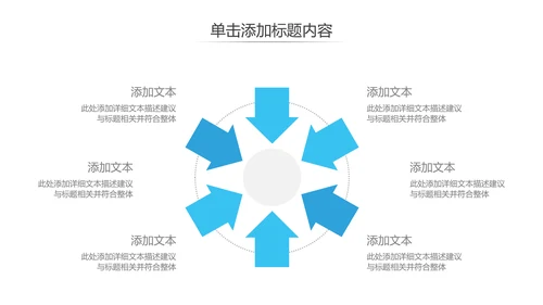 蓝色现代风企业宣传工作汇报通用PPT模板