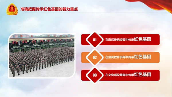 传承红色基因担当强军重任教育PPT强军梦