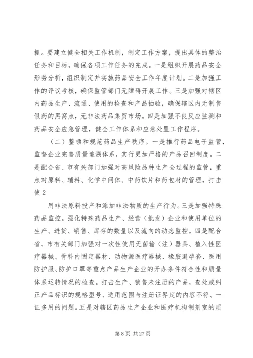 药品安全专项整治工作方案.docx