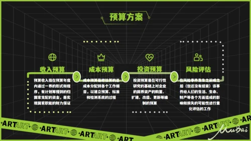 无限空间酸性风通用PPT模板
