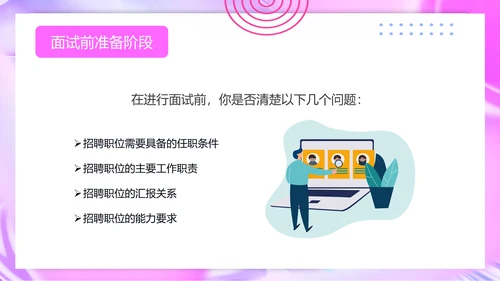 人力资源部招聘面试技巧培训ppt模板