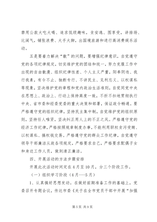 党员加强党性修养活动实施方案.docx